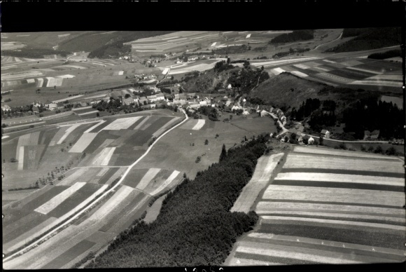 Foto Berschweiler Marpingen im Saarland, Fliegeraufnahme