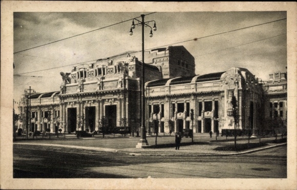 Ansichtkaart Milano Milaan Lombardia, La Stazione Centrale