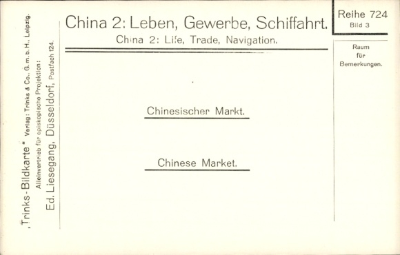KP China, Chiński rynek, Trinks, Chiny 2: Życie, Biznes, Wysyłka, Seria 724 Obraz 3