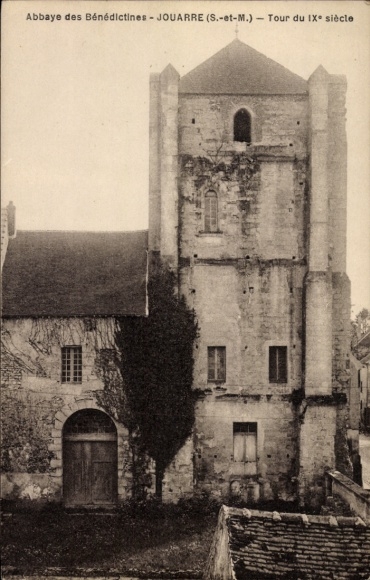Ak Jouarre Seine et Marne, Benediktinerabtei