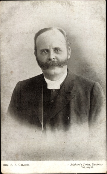 Postcard Rev. S. F. Collier, Portrait, Muttonchops