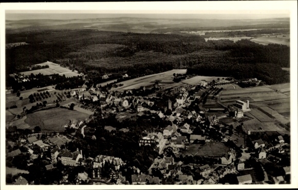 Postcard Schömberg in the Black Forest Württemberg, aerial photograph
