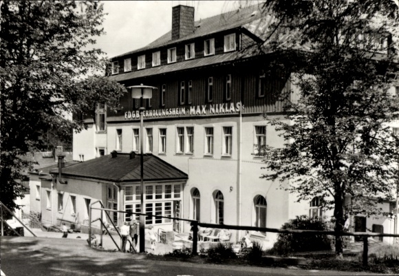 Postcard Bärenfels Altenberg in the Ore Mountains, FDGB recreation home Max Niklas