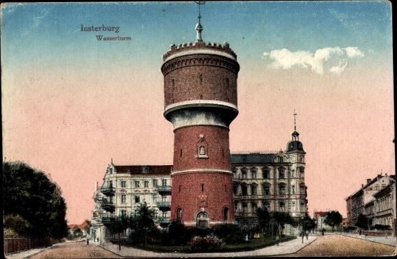 PC Tschernyachowsk Insterburg East Prussia, water tower