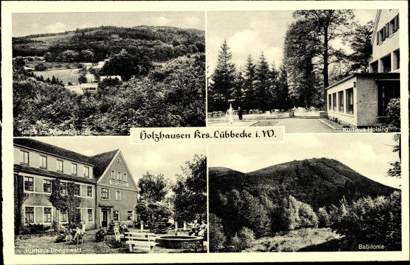 PC Bad Holzhausen Prussian Oldendorf in Westphalia, Babilonie, Kurhaus Holsing, Kurhaus Bringewatt