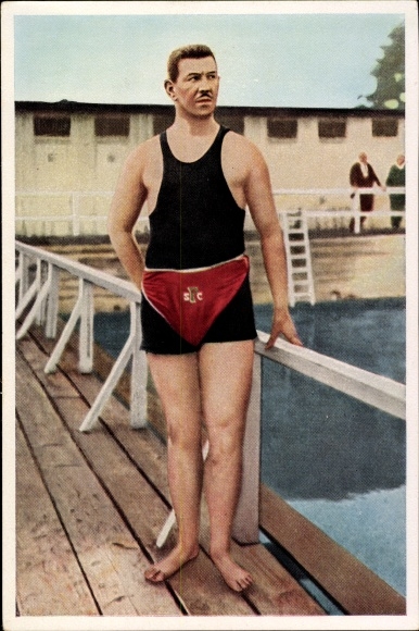Collection picture Olympia 1936, Olympic Games St. Louis 1904, swimmer C. Rausch