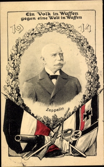 Passepartout PC Graf von Zeppelin, A people in arms against a world in arms 1914