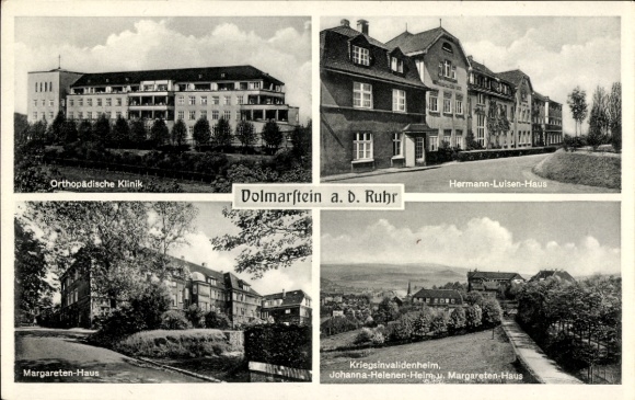 Postcard Dolmarstein Ruhr Wetter,Margareten Haus,Klinik