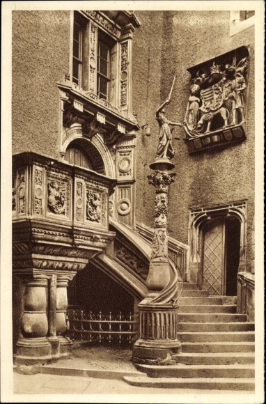 PC Görlitz in der Lausitz, town hall steps, WHW Das Schöne Deutschland, image 31