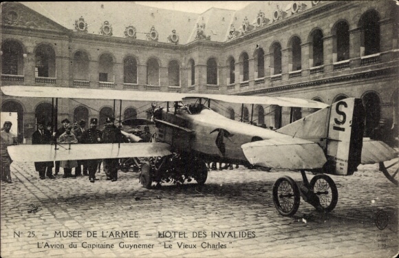 CPA Musee de l'Armee, Hotel des Invalides, Avion du Captain Guynemer