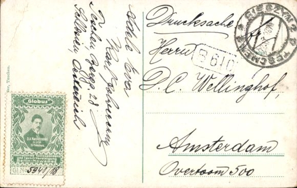 Postcard Cieszyn Teschen Silesia, barracks