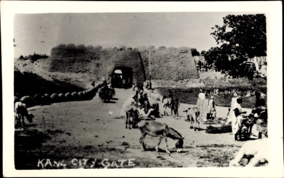 foto Ak Kano Nigeria, stadspoort