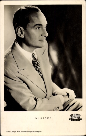 Postcard Actor Willi Forst, Miracles still happen, duke Film