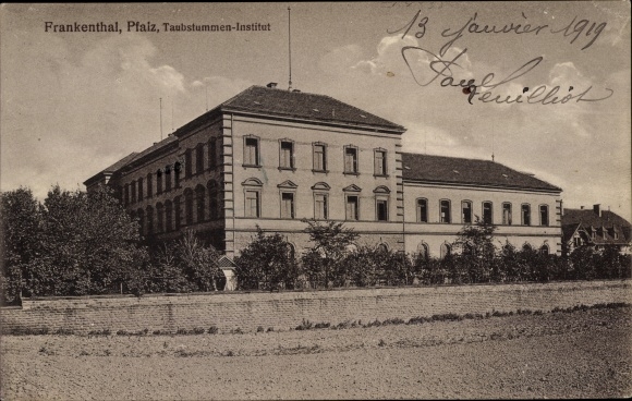 Ak Frankenthal in der Pfalz, Taubstummen-Institut