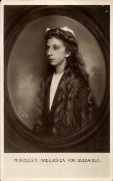 Artist Postcard Princess Nadezhda of Bulgaria, portrait