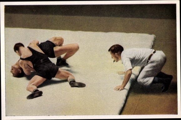 Collection picture Olympia 1932, wrestler, bantamweight