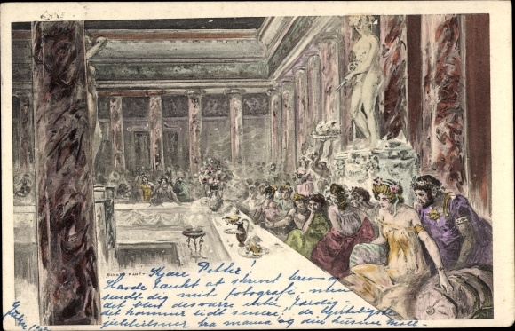 Artist PC Ranft, Richard, Quo Vadis, Roman scene