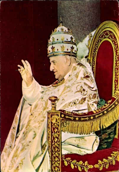 PC Pope John XXIII, portrait, side view