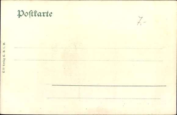Postcard Bichl in Upper Bavaria, partial view, Benediktenwand