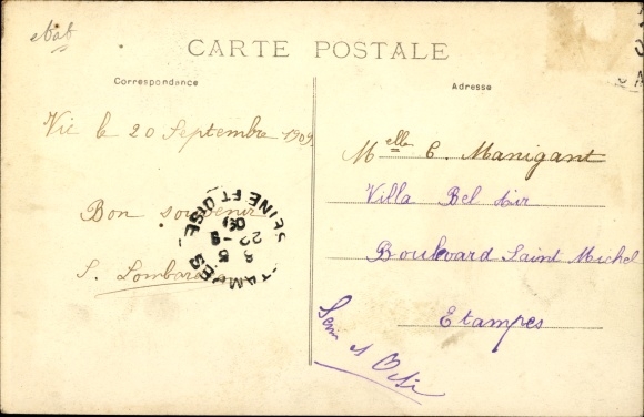 Postcard Le Lioran Cantal, La Gare, Puy Griou