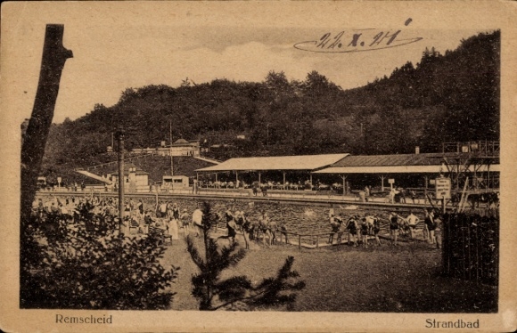 Postcard Remscheid in Bergisches Land, lido