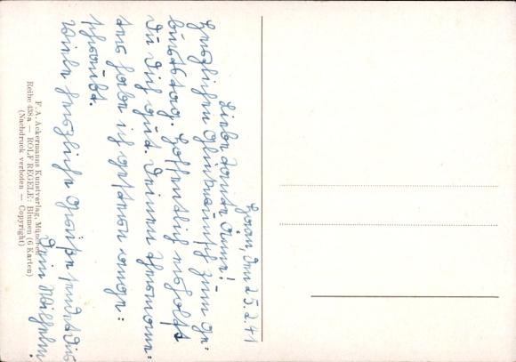 Artist Postcard Regele, R., Early Spring, Pussy Willows