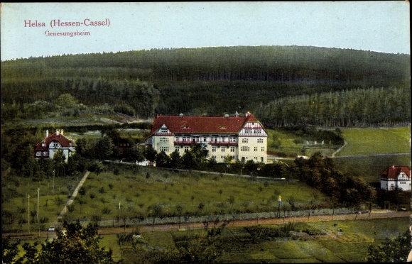 PC Helsa in Hessen, convalescent home, panorama of the place