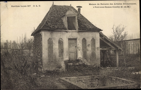 Postcard Couilly Pont aux Dames Seine et Marne, Retirement Home for Dramatic Artists