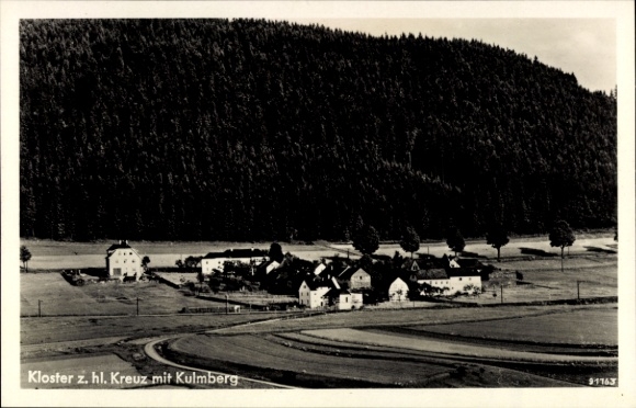 Postcard Kloster Saalburg an der Saale Thuringia, Monastery of the Holy Cross, Kulmberg