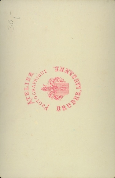 Cabinet photo Lausanne Canton Vaud, 1881, Cathedrale