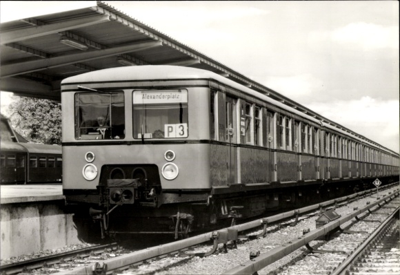 Ak 60 Jahre Berliner S-Bahn, Zug der Baureihe 276.1, Richtung Alexanderplatz