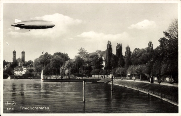 Ak Friedrichshafen aan het Bodenmeer, Zeppelin