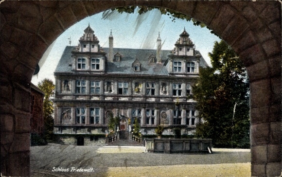 Postcard Friedewald Westerwald, Castle