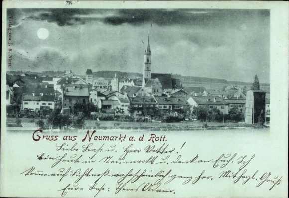 Moonlight PC Neumarkt Sankt Veit an der Rott Upper Bavaria, place at night