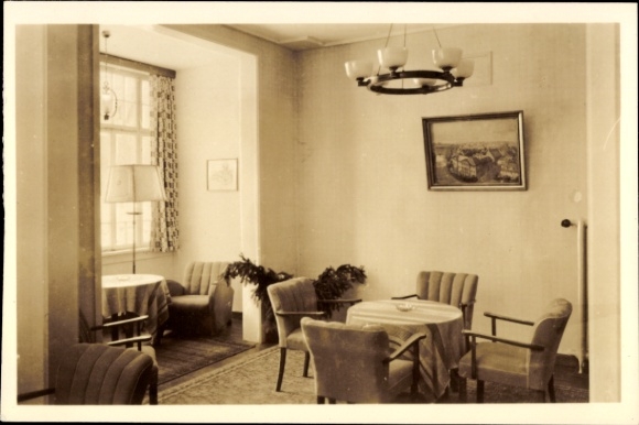 Postcard Oberhof in the Thuringian Forest, FDGB holiday home Haus Solidarität