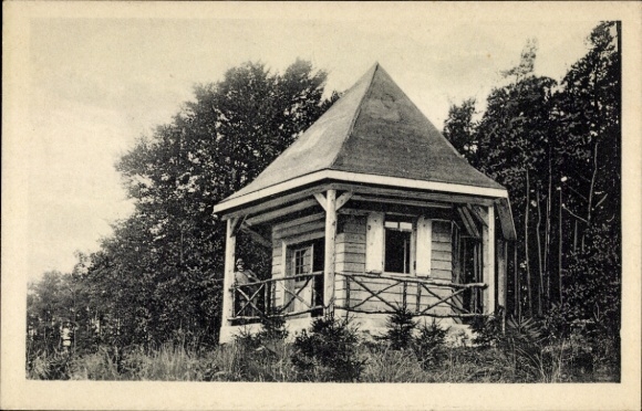 Postcard Angenrod Alsfeld in Hessen, wooden house