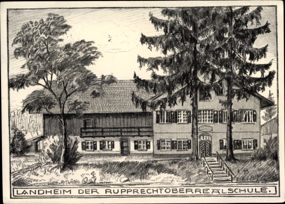 Artist PC Holzhausen Straßlach Dingharting in Upper Bavaria, country home of the Rupprecht Oberrealschule