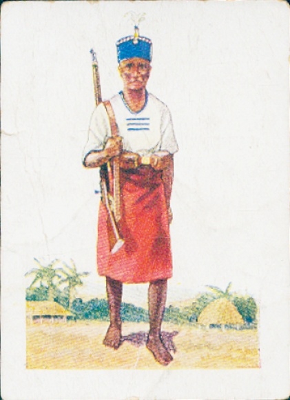 Collector's picture uniforms of the Navy and protection troops, police force Jap, police soldier