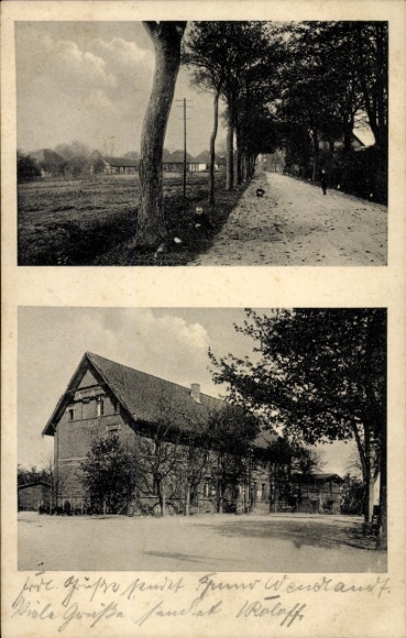 Postcard Murchin in Western Pomerania, Gasthof Willnow