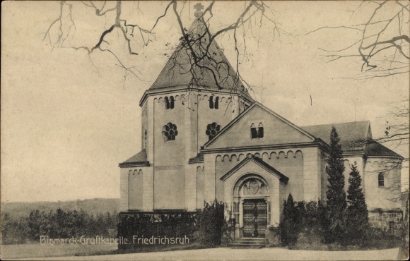 Ak Friedrichsruh Aumühle in het hertogdom Lauenburg, Bismarck crypte kapel