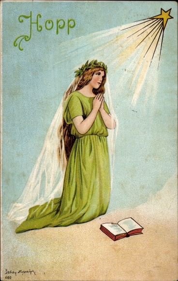 Artist PC Nyström, J., Praying Woman, Hopp