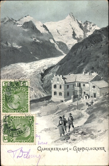 Artist PC Compton, Edward Theodore, Carinthia, Glocknerhaus and Grossglockner