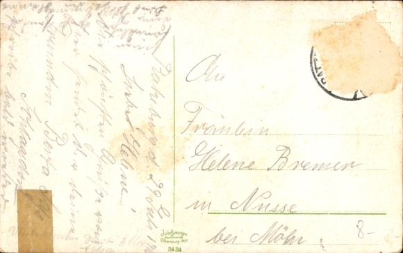 Postcard Farchau Schmilau in the Duchy of Lauenburg, partial view