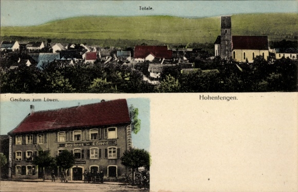 PC Hohentengen on the High Rhine, general view, Gasthaus zum Löwen