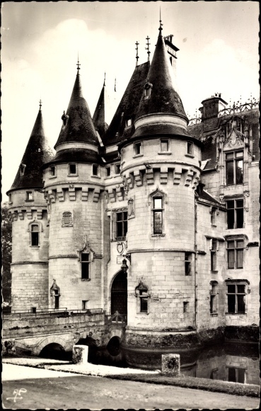 Ak Vigny Val d'Oise, Schloss, Haupteingang