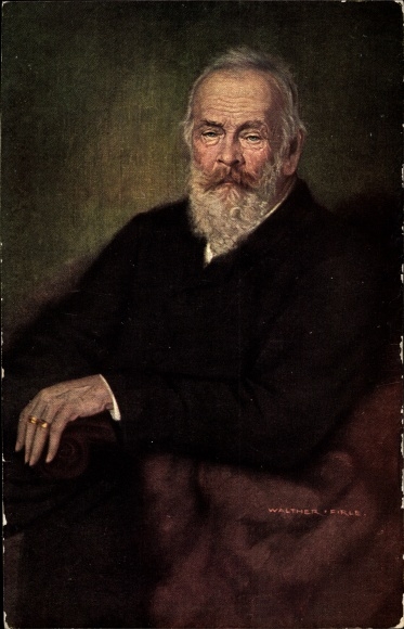 Artist PC Firle, Walther, Prince Regent Luitpold of Bavaria, seated portrait