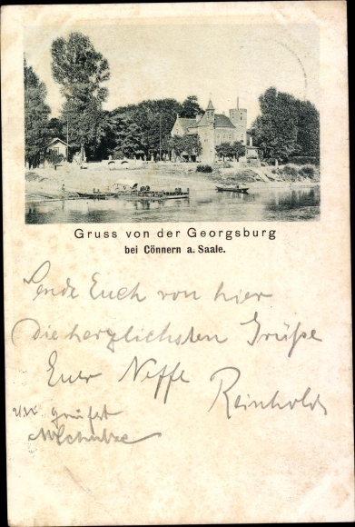 Ak Könnern Cönnern in Salzlandkreis, Georgsburg