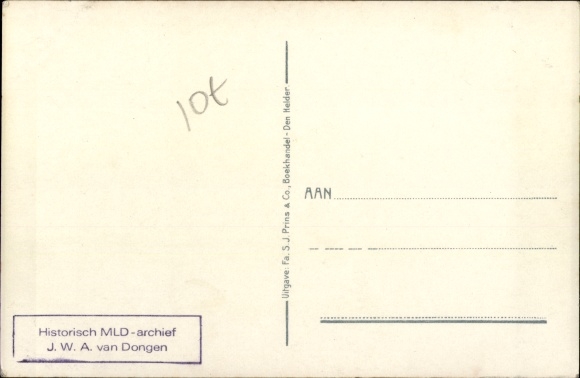 Postcard Texel Nordholland, Vliegkamp de Mok, Wasserflugzeuge, Naval Aviation Service