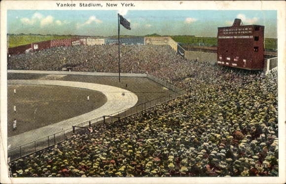 Postcard New York City USA, Yankee Stadium