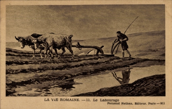 CPA Le vie Romaine, Le Laborage